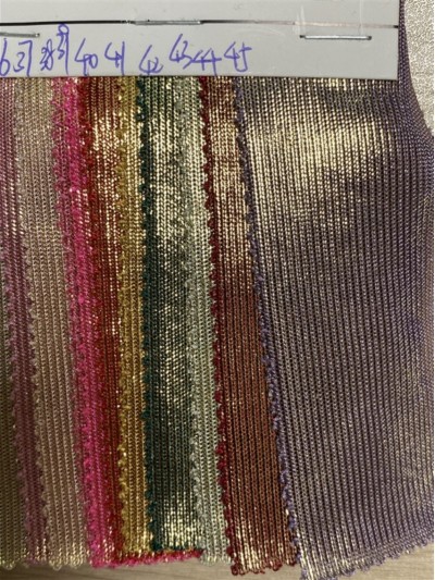 GZ-JP  經編閃光布  幅寬：145CM   克重：180g   成分：滌95% 氨綸5% 細節-11